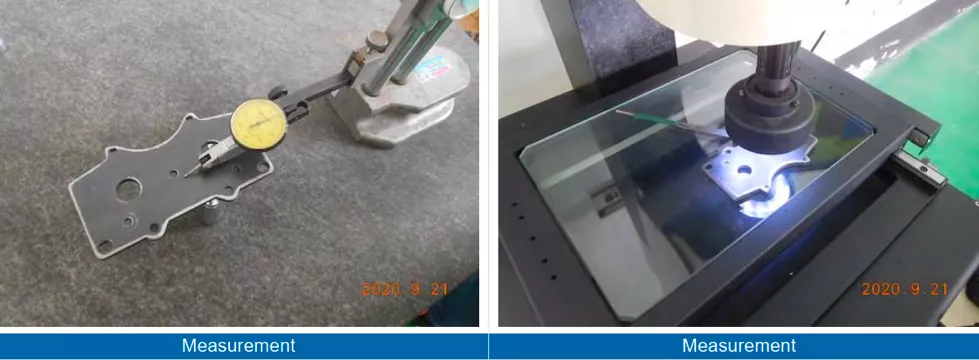 Medición dimensional – verificación de dimensiones