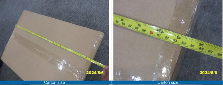 Inspección del empaque