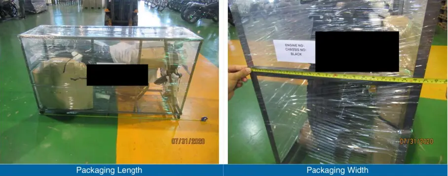 Inspección del empaque - calidad del material